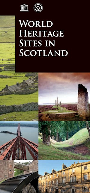 Front cover of World Heritage Sites in Scotland leaflet