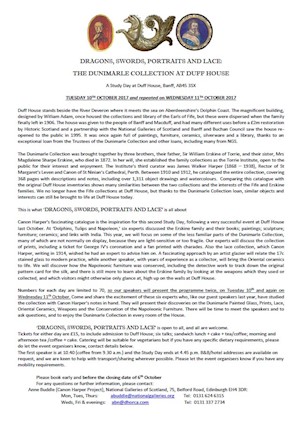 Dragons, Swords, Portraits and Lace - Event information