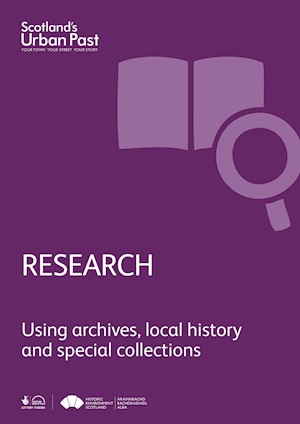 Cover of a document showing a symbol of a book and a magnifying glass.