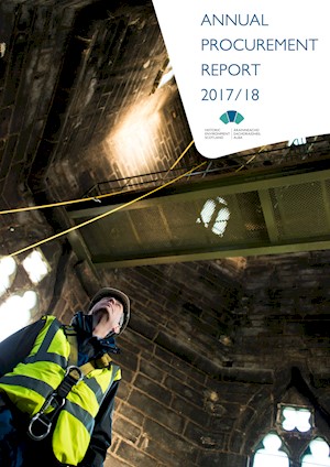 Front cover of the procurement annual report 2017-18