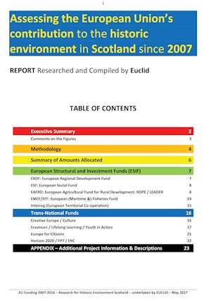 The European Union’s contribution to Scotland's historic environment