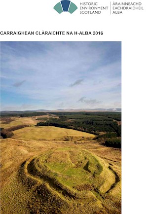 Front cover of Scotland's Scheduled Monuments 2016 (Gaelic)