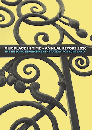 Front cover of Our Place In Time Annual Report 2020