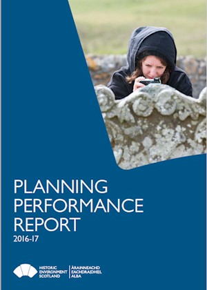 Cover image for the Planning Performance Report 2016-17