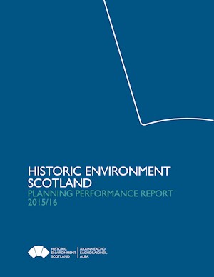 Front cover of the Planning Performance Report 2015-16