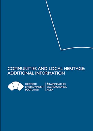 Communities and Local Heritage Additional Information document cover