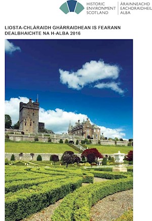 Front cover of Inventory of Gardens and Designed Landscapes 2016 (Gaelic)